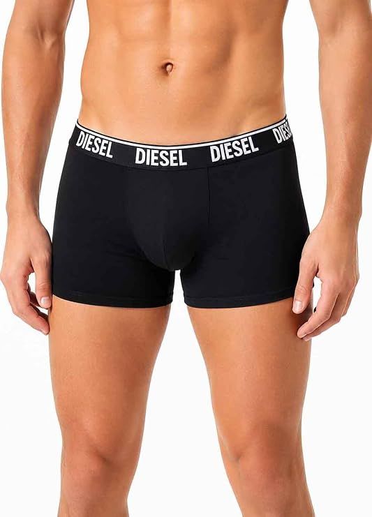pánské boxerky DIESEL - BLACK - 3 ks