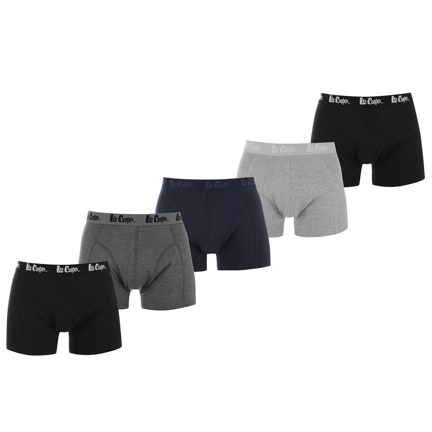 pánské boxerky LEE COOPER - CORE ASST - 5 pack - 2XL