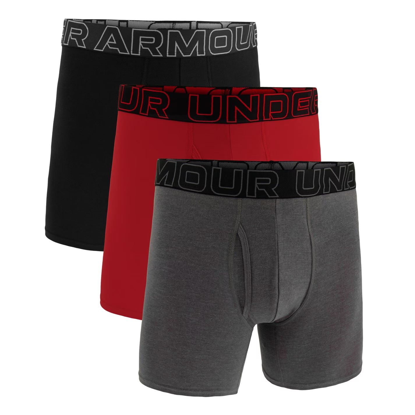 pánské boxerky UNDER ARMOUR - MULTI 6in - 3 ks